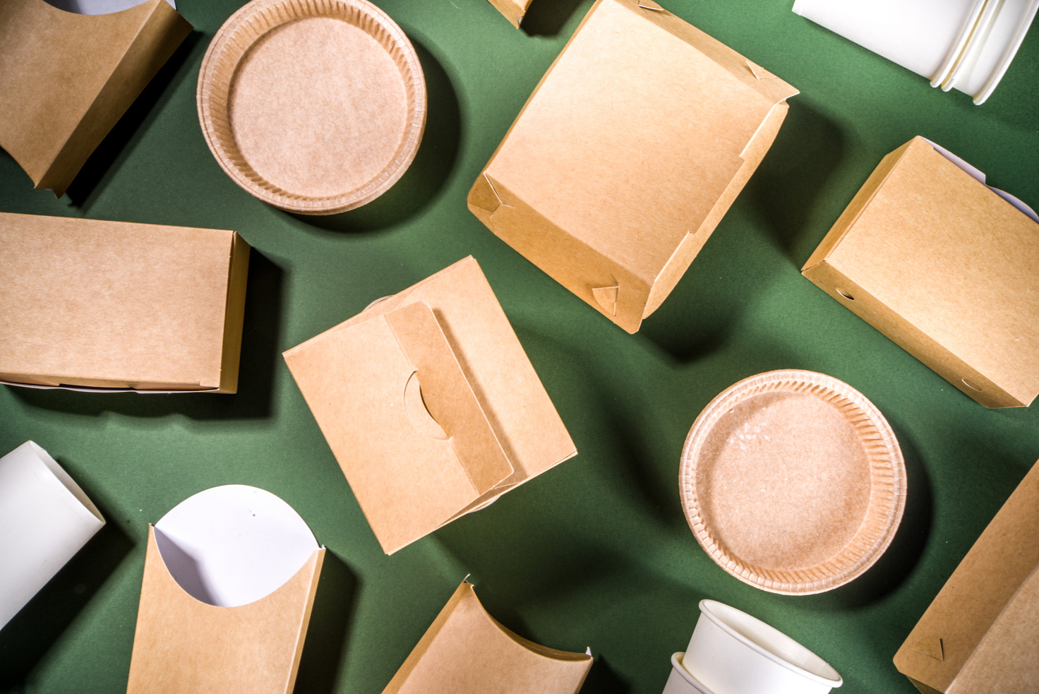 Cardboard Fast Food and Drink Packaging